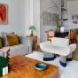 Стильное кресло Mozuo от LaLume из дерева и шерсти KR39716-32