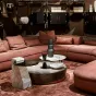 Роскошный журнальный столик Mozuo из мрамора и стекла JS39719-32