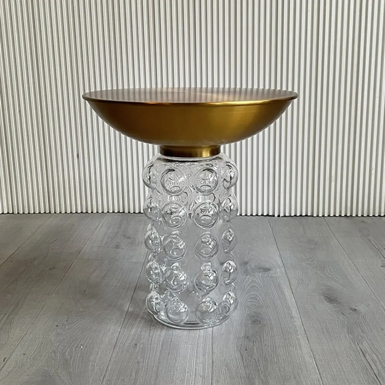 Оригинальный журнальный столик Mozuo из металла и стекла JS39725-32