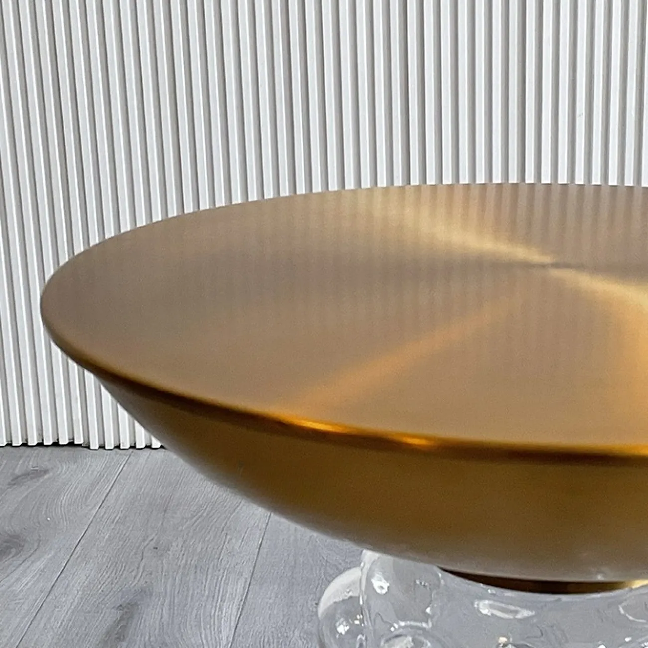 Оригинальный журнальный столик Mozuo из металла и стекла JS39725-32