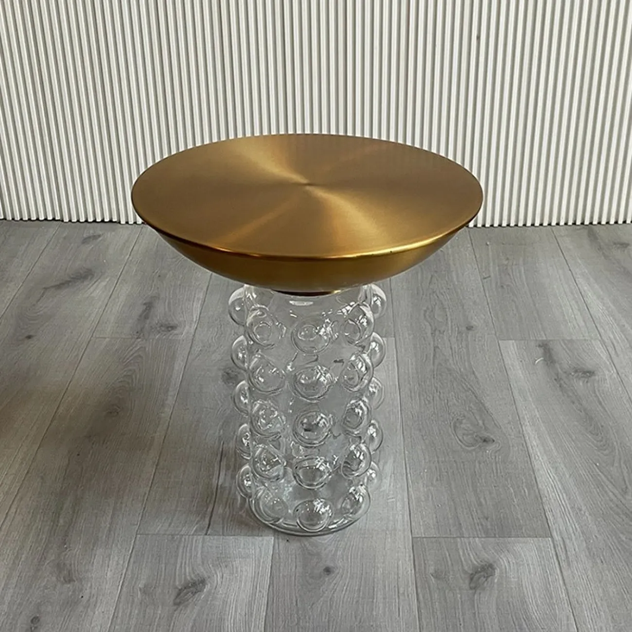 Оригинальный журнальный столик Mozuo из металла и стекла JS39725-32