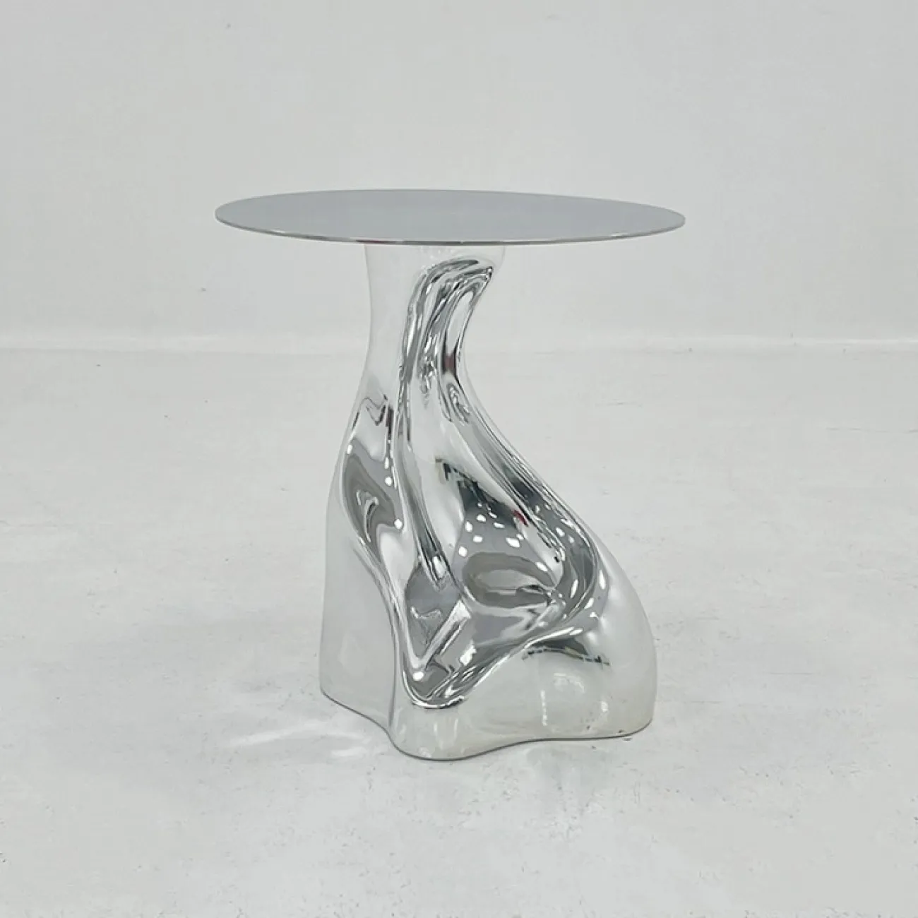 Оригинальный журнальный столик Mozuo из стеклопластика и мрамора JS39726-32