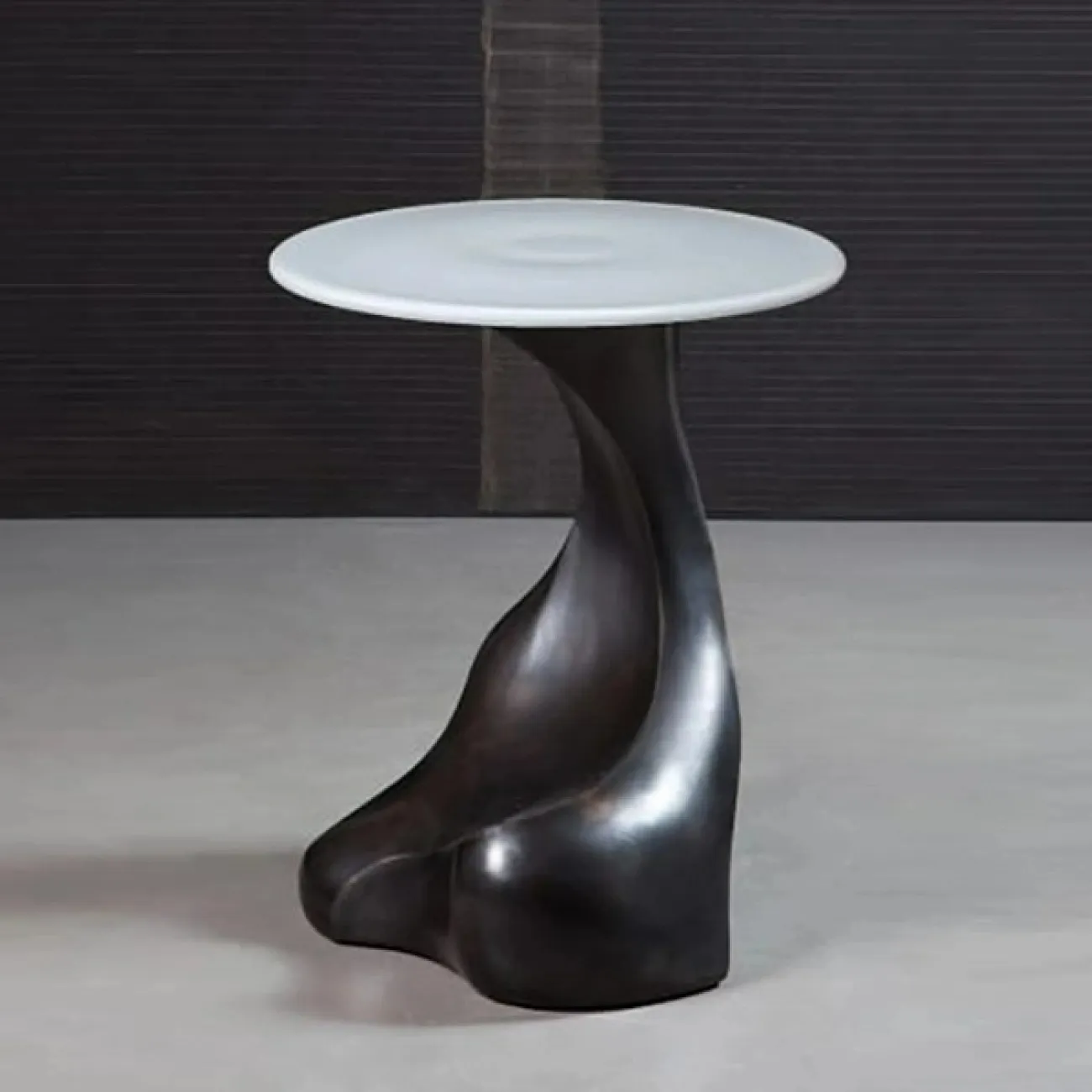 Оригинальный журнальный столик Mozuo из стеклопластика и мрамора JS39726-32