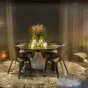 Роскошный обеденный стол Mozuo с мраморным подстольем OS39730-32