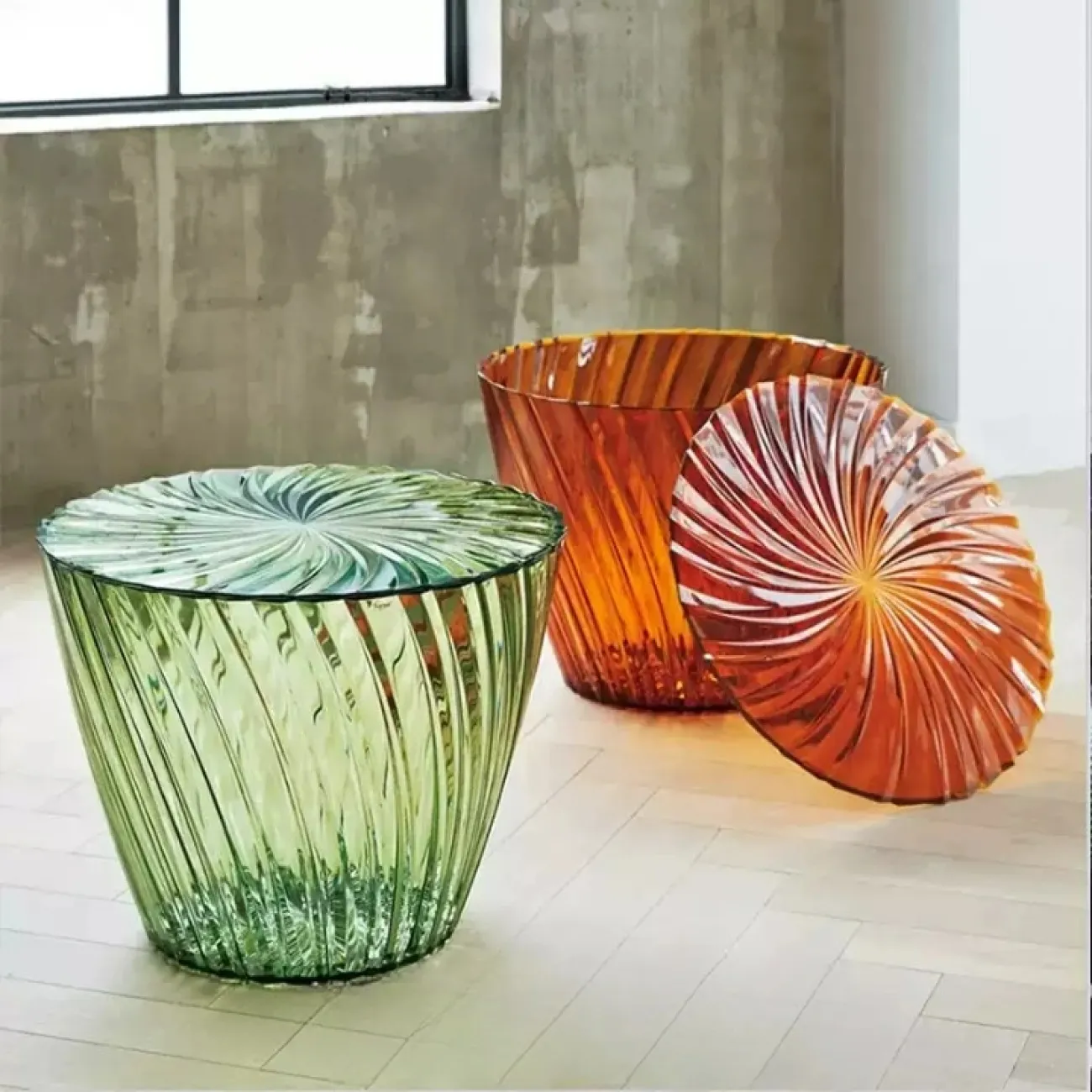 Оригинальный журнальный столик Mozuo из пластмассы JS39733-32