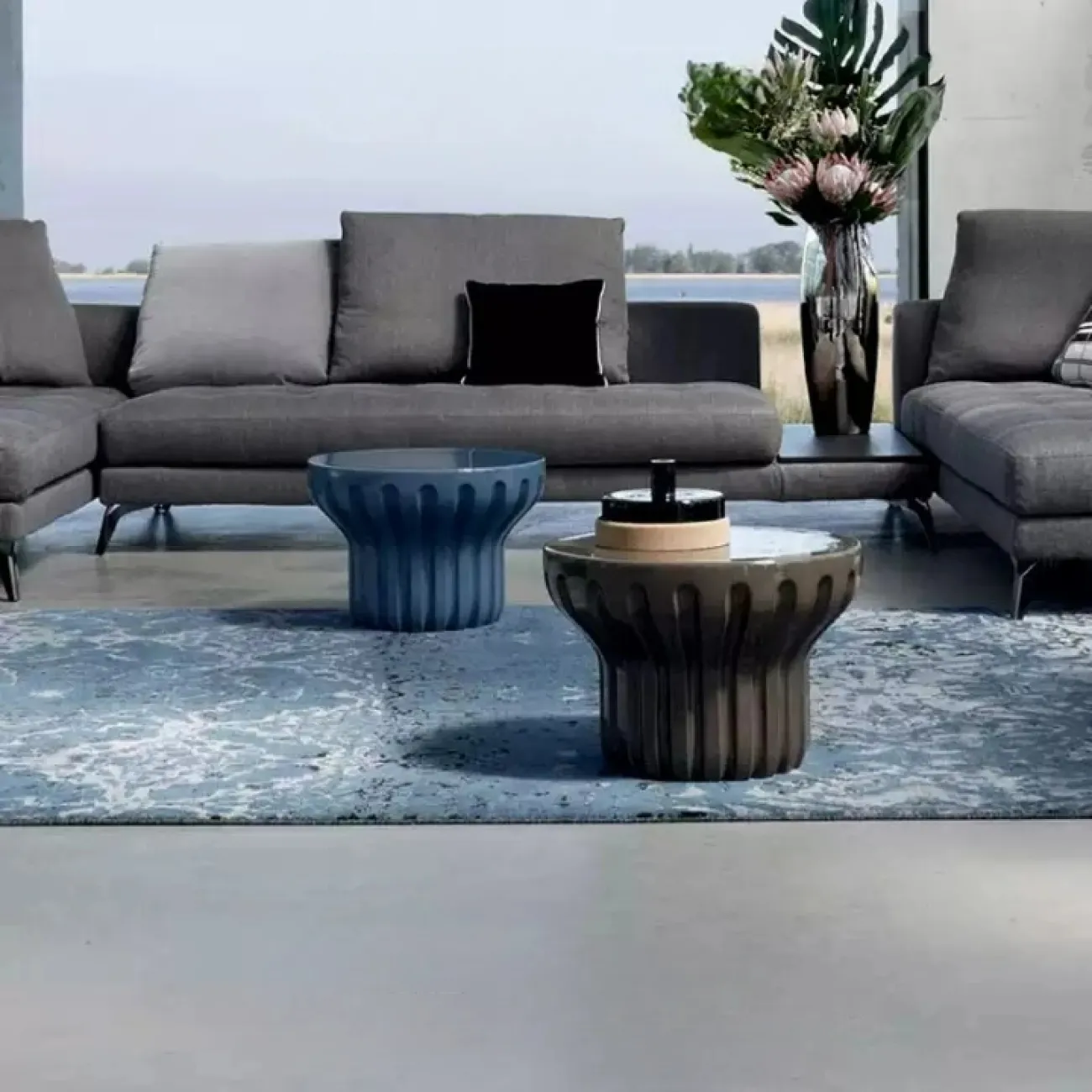 Оригинальный журнальный столик Mozuo из пластика JS39735-32