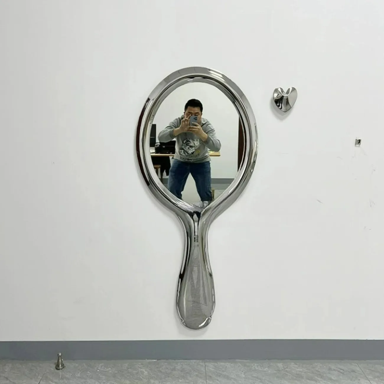 Оригинальной зеркало Mozuo из нержавеющей стали ZK39736-32