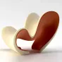 Оригинальное кресло Mozuo от LaLume без подлокотников KR39737-32