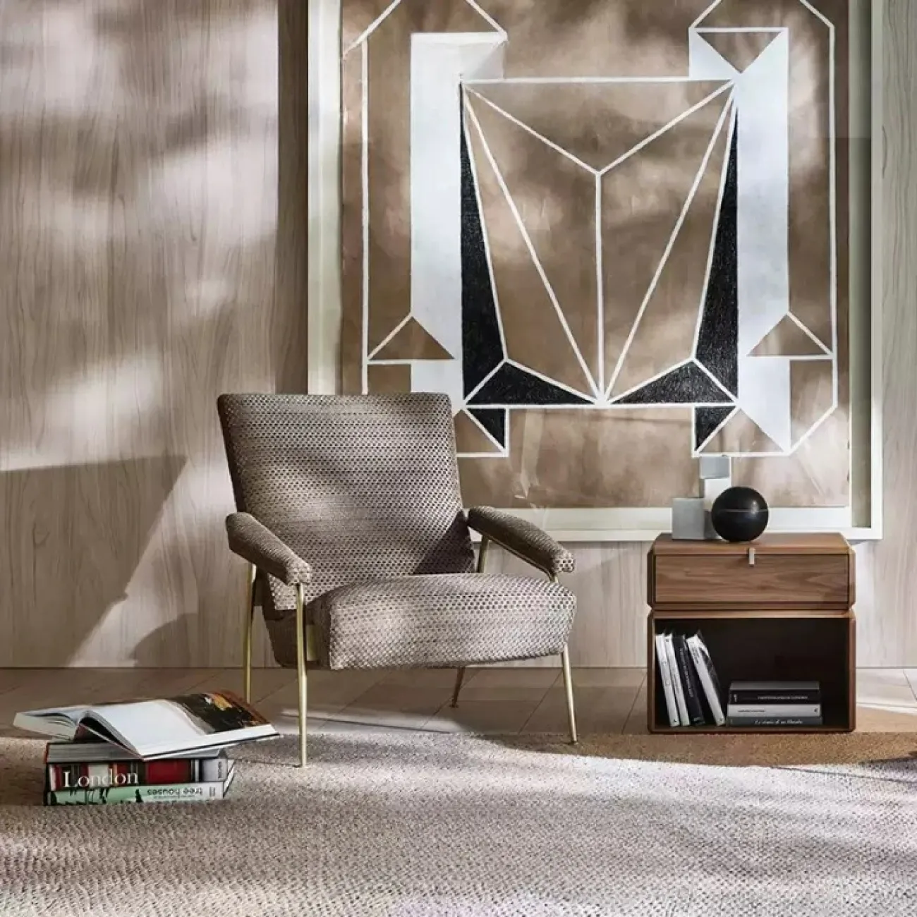 Оригинальная прикроватная тумба Minicum из дерева PT39752-32