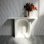 Оригинальный приставной столик Mozuo из стеклопластика и мрамора PS39755-32
