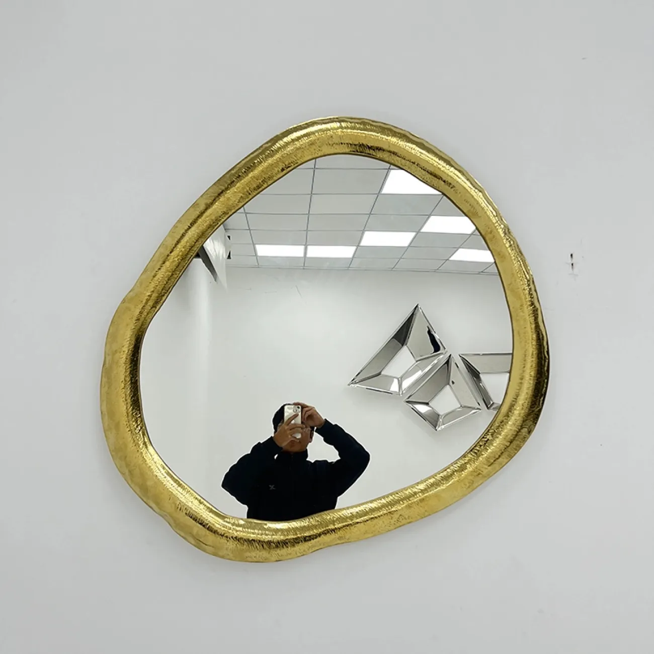 Роскошное зеркало Mozuo из нержавеющей стали ZK39757-32