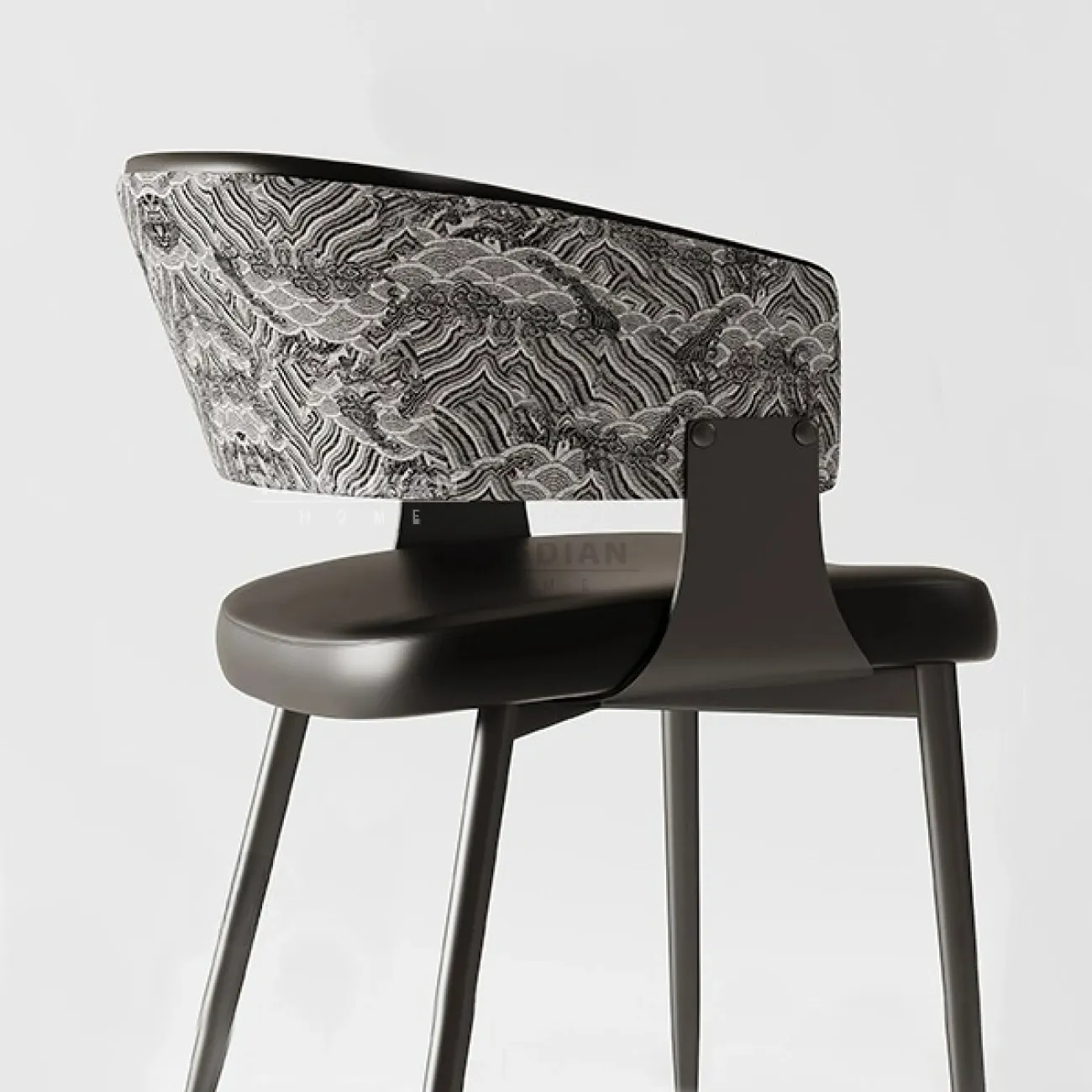 Элегантный обеденный стул Mingdian с обивкой из кожи ST39758-32