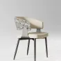 Элегантный обеденный стул Mingdian с обивкой из кожи ST39758-32