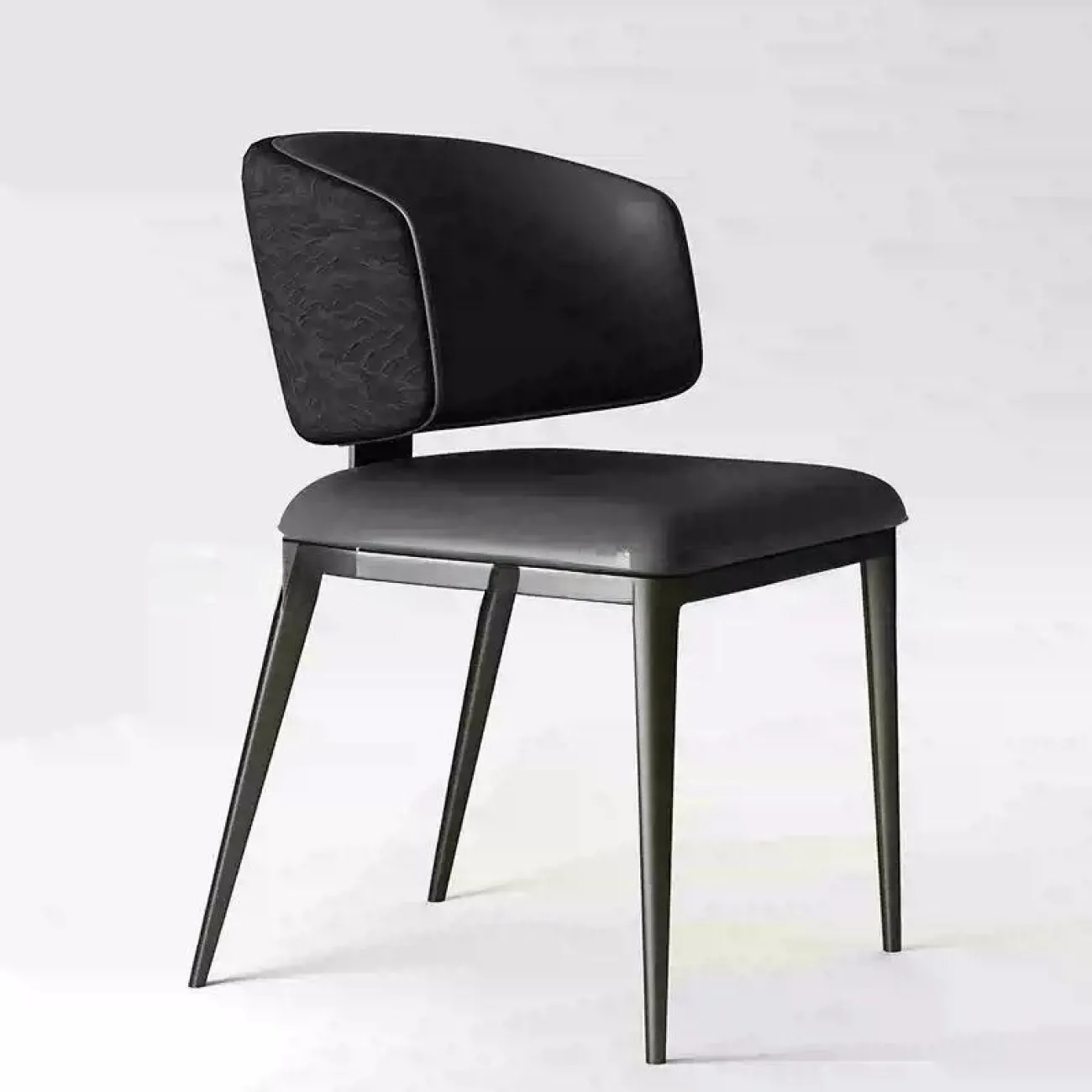 Элегантный обеденный стул Mingdian с обивкой из кожи ST39759-32