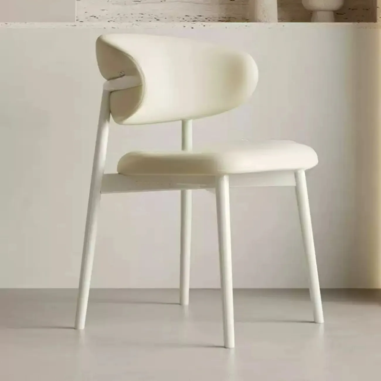 Элегантный обеденный стул Mingdian с обивкой из кожи ST39760-32