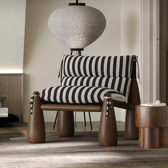 Дизайнерское кресло Ephdarren из дерева ясеня KR39761-32