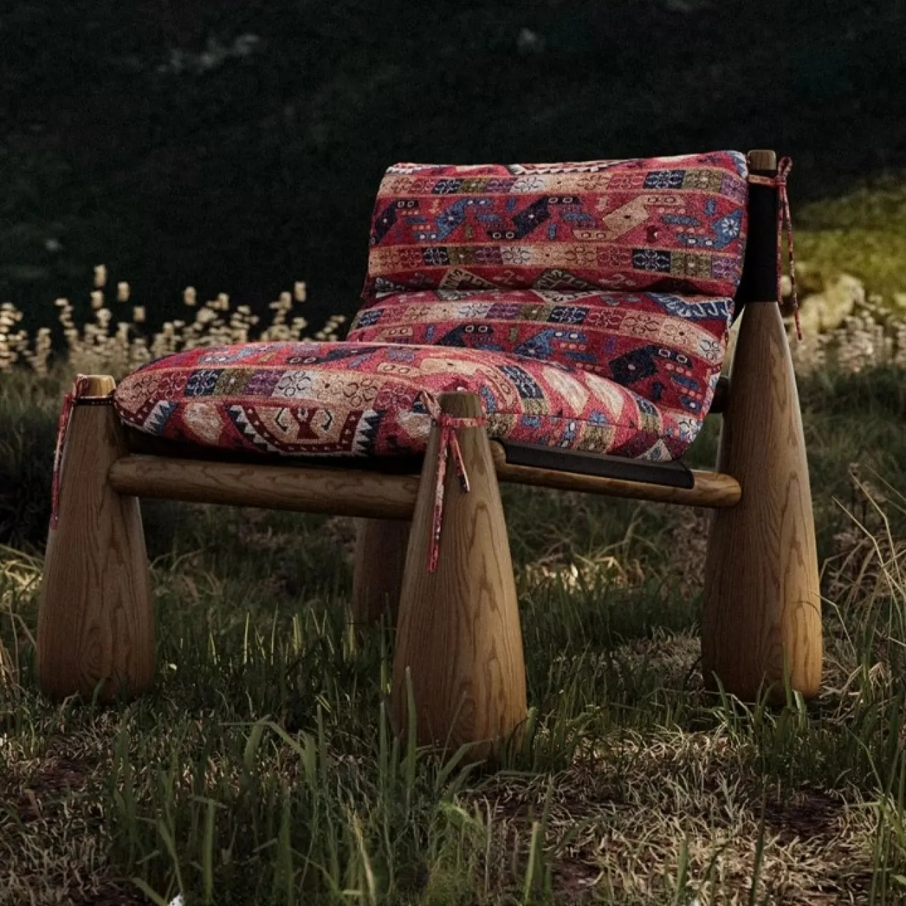 Дизайнерское кресло Ephdarren из дерева ясеня KR39761-32