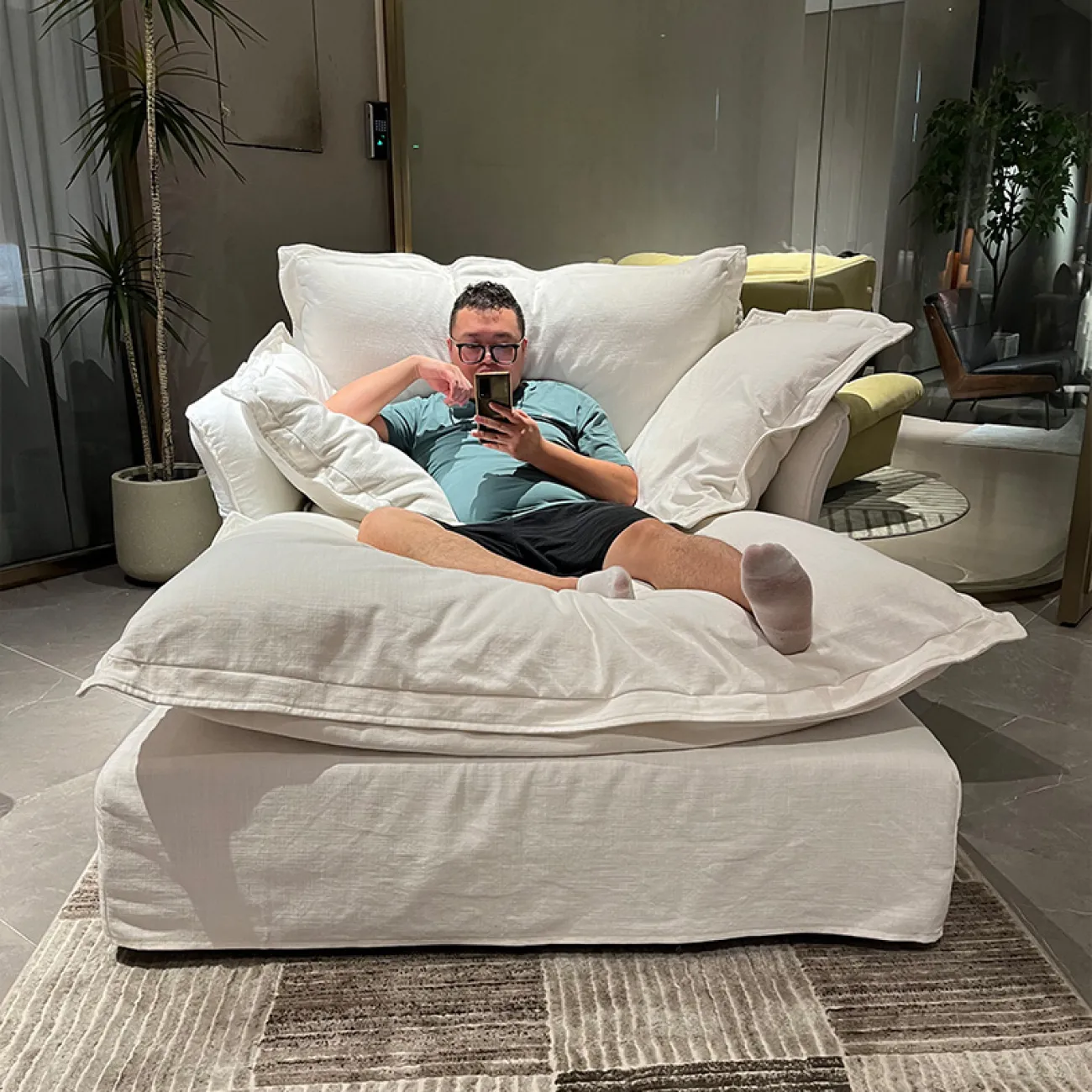 Модульный диван CONICE от LaLume разных конфигураций DV39763-32 Модульный диван CONICE от LaLume разных конфигураций DV39763-32