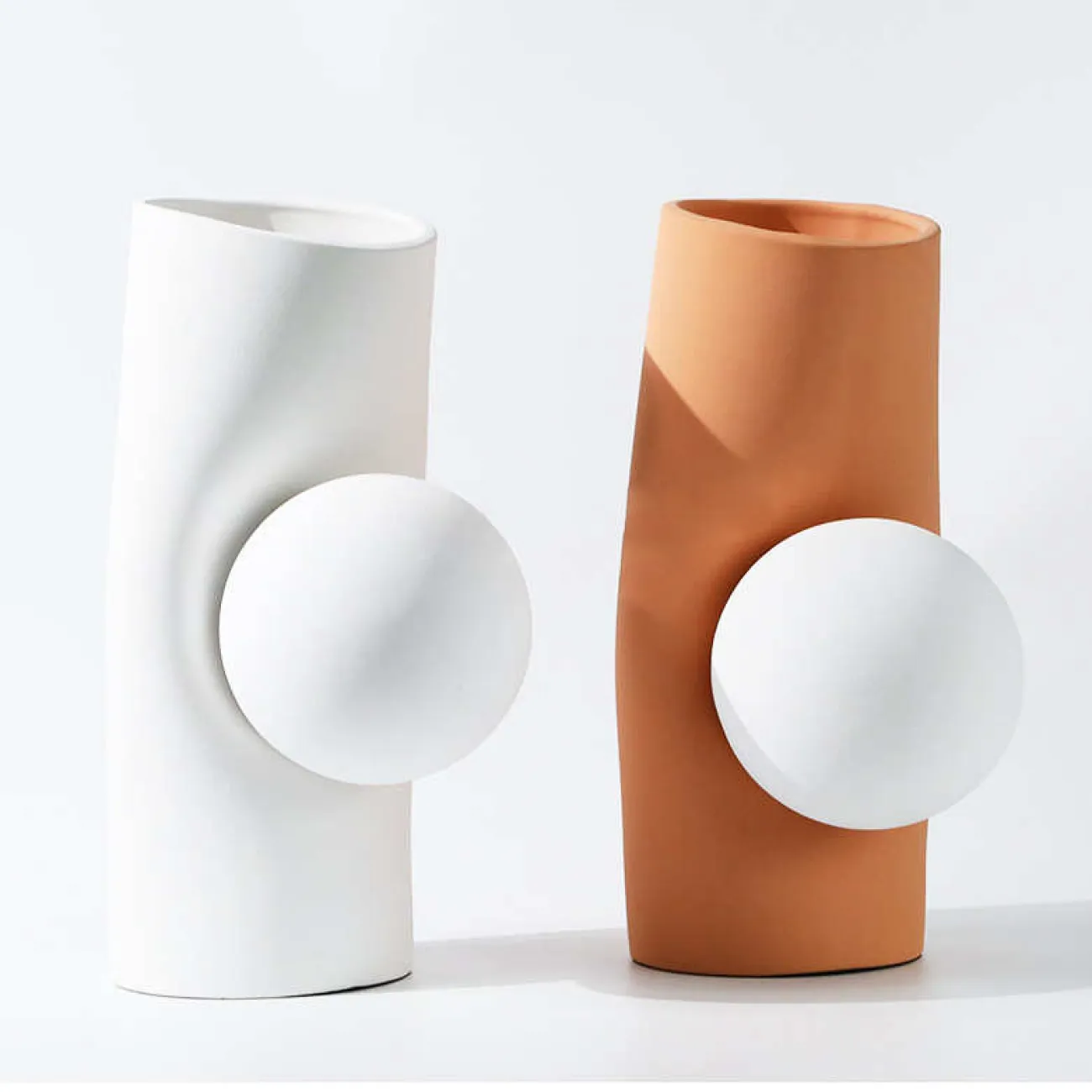 Оригинальная настольная ваза OTEIZA из керамики VZ39767-32