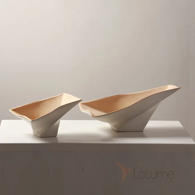 Декоративная вазочка OTEIZA из керамики VZ39788-32 Декоративная вазочка OTEIZA из керамики VZ39788-32