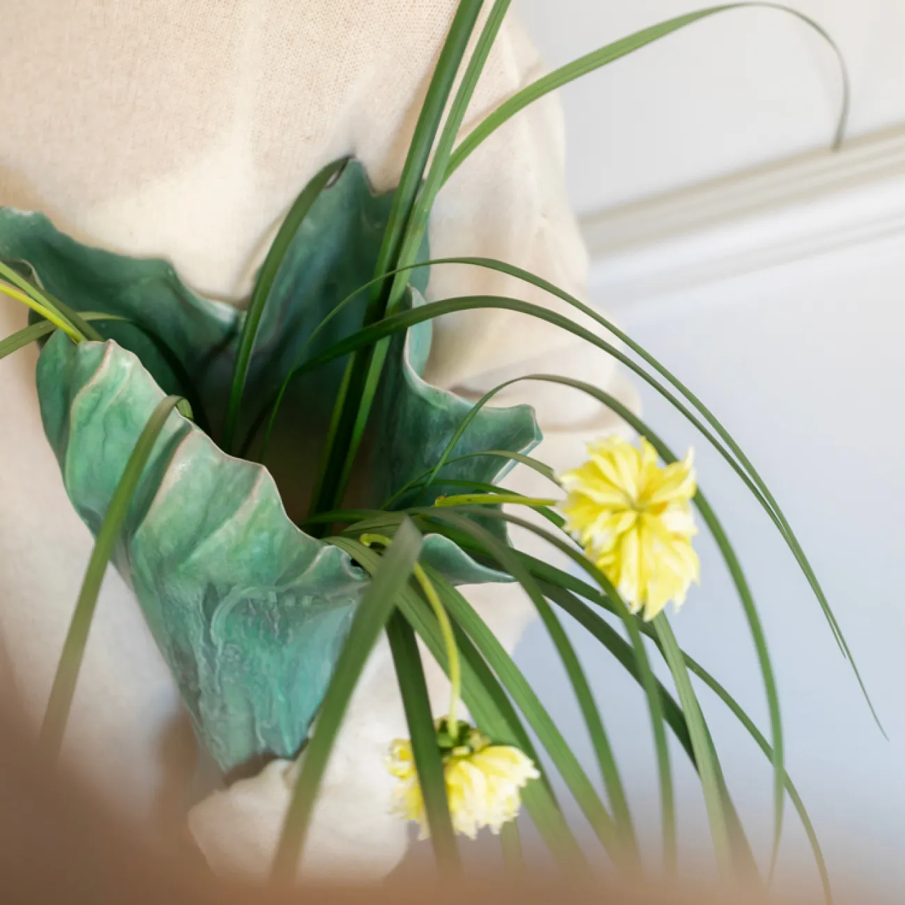 Оригинальная настольная ваза OTEIZA из керамики VZ39792-32