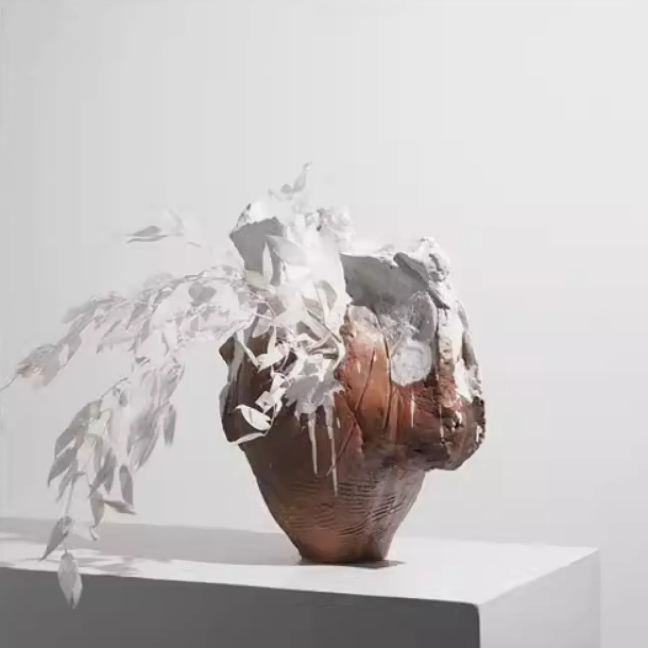 Оригинальная настольная ваза OTEIZA из керамики VZ39794-32