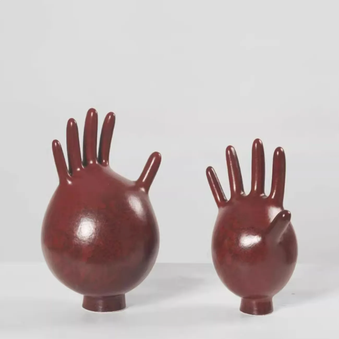 Необычная настольная ваза OTEIZA из керамики VZ39798-32