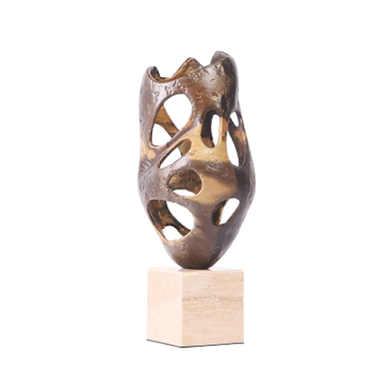 Оригинальная скульптура OTEIZA из металла и мрамора SK39807-32