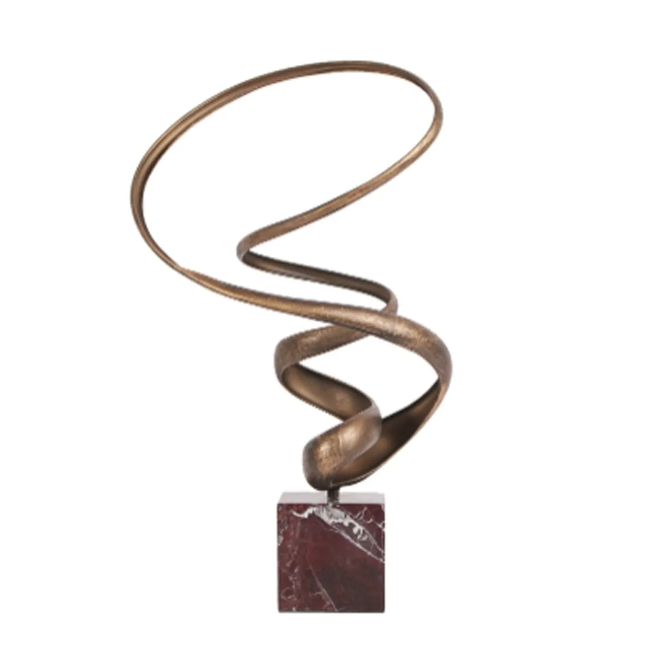 Оригинальная скульптура OTEIZA из металла и мрамора SK39807-32