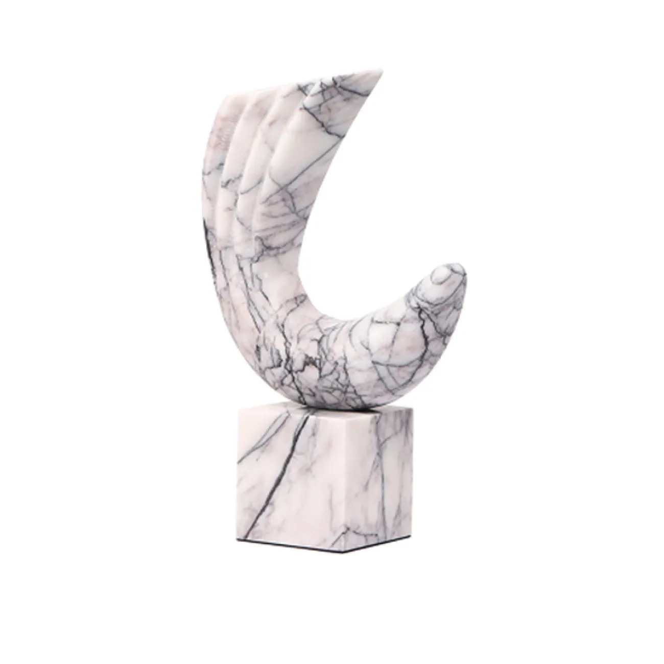 Оригинальная скульптура OTEIZA из смолы и мрамора SK39810-32 Оригинальная скульптура OTEIZA из смолы и мрамора SK39810-32