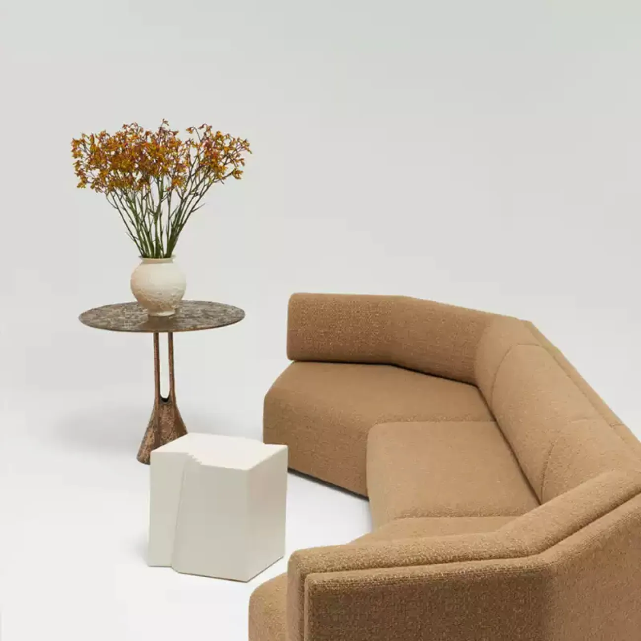 Оригинальный журнальный столик OTEIZA из стеклопластика JS39825-32