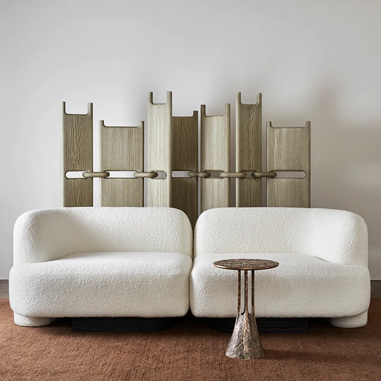 Оригинальный журнальный столик OTEIZA из стеклопластика JS39825-32