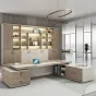 Президентский офисный стол Baishengfeng с led подсветкой OS39830-32