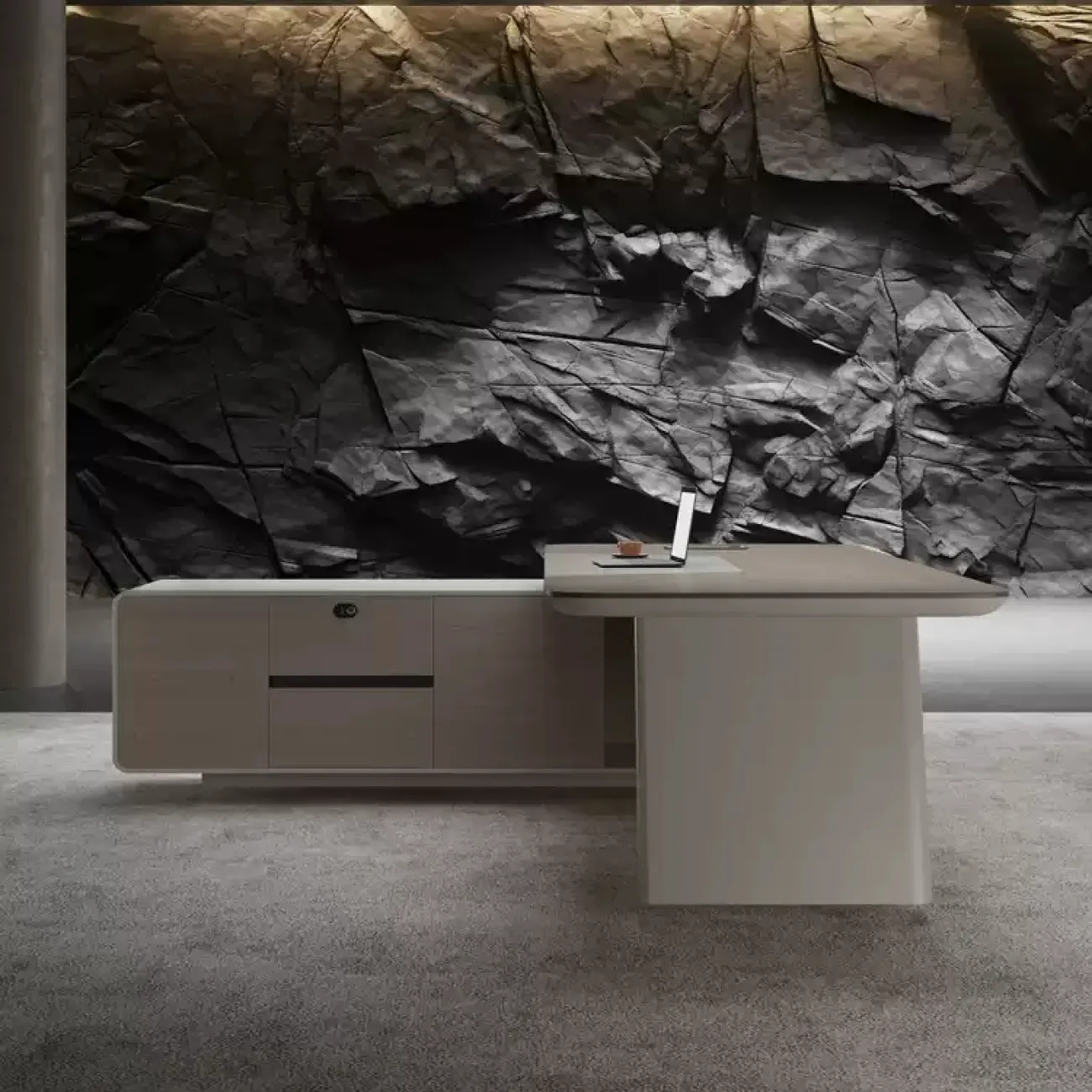 Президентский офисный стол Baishengfeng из меламиновой доски 200 см OS39833-32 