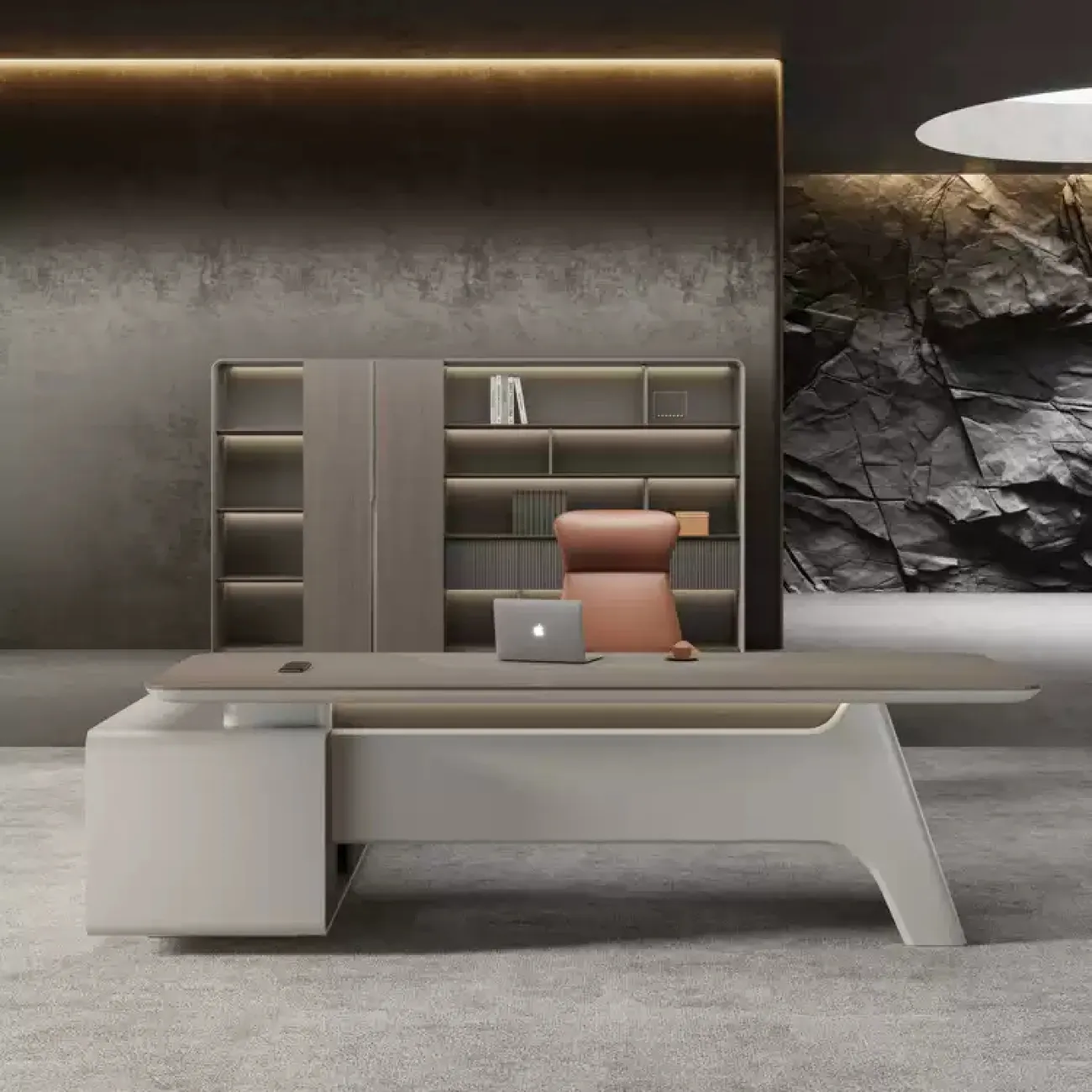 Президентский офисный стол Baishengfeng из меламиновой доски 200 см OS39833-32 