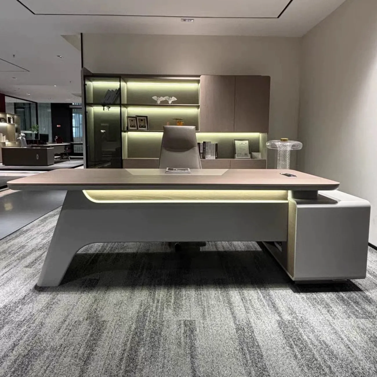 Президентский офисный стол Baishengfeng из меламиновой доски 200 см OS39833-32 