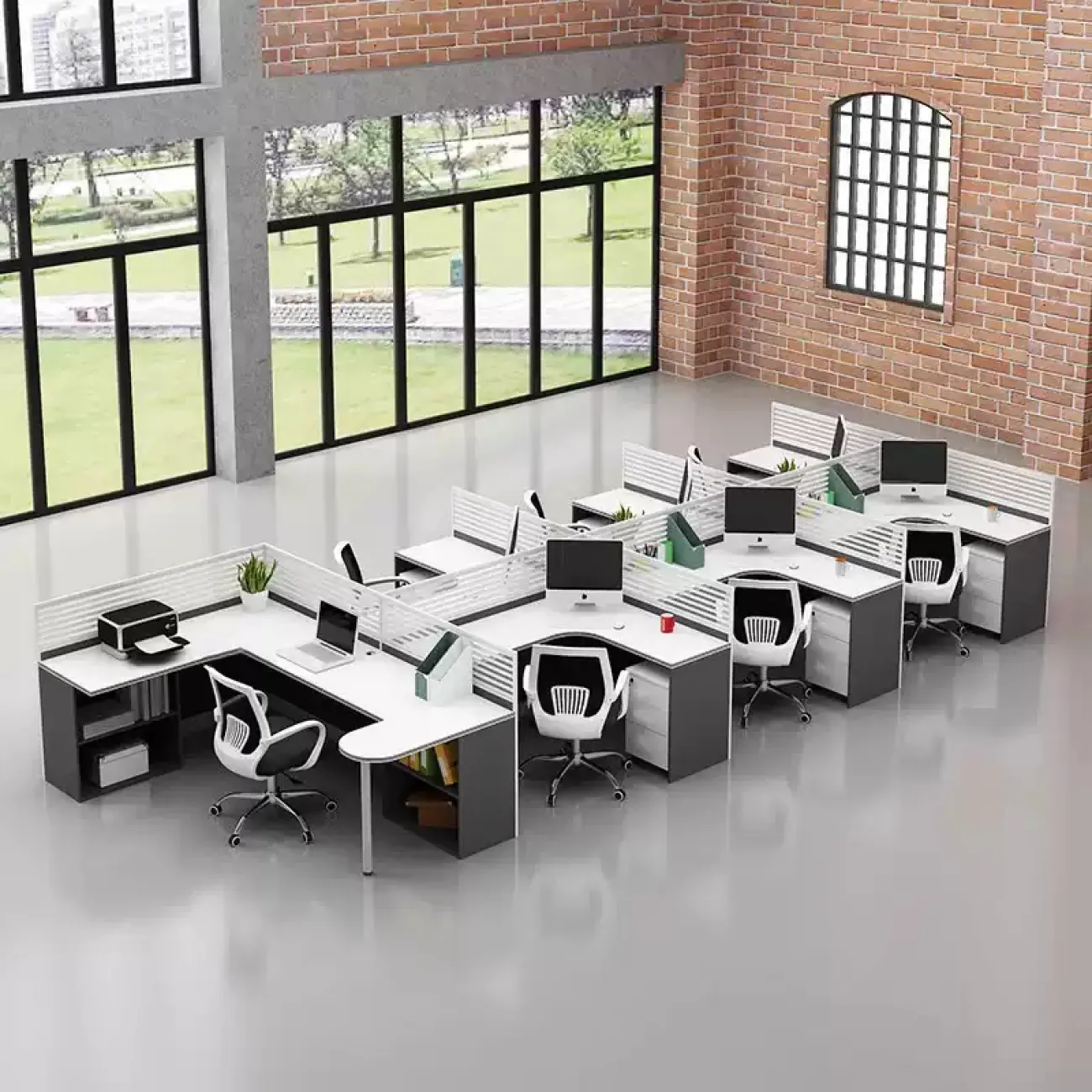 Базовый офисный стол Baishengfeng в разных вариантах OS39838-32