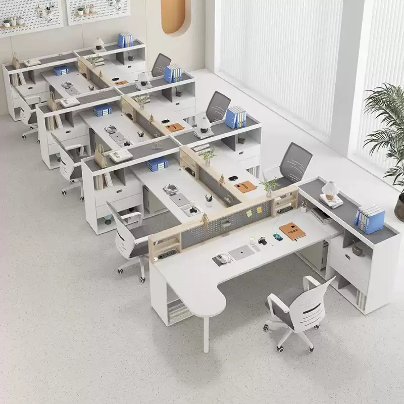 Базовый офисный стол Baishengfeng в разных вариантах OS39839-32