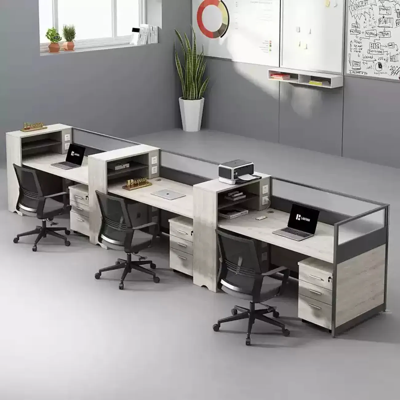 Базовый офисный стол Baishengfeng в разных вариантах OS39841-32