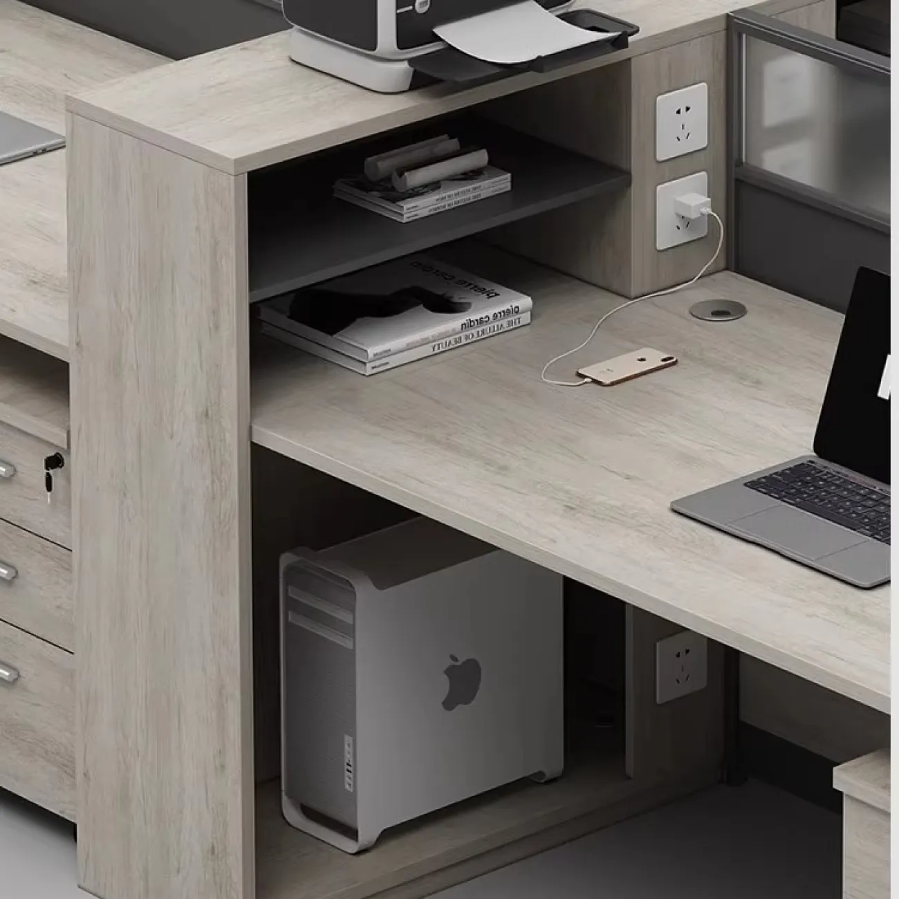 Базовый офисный стол Baishengfeng в разных вариантах OS39841-32