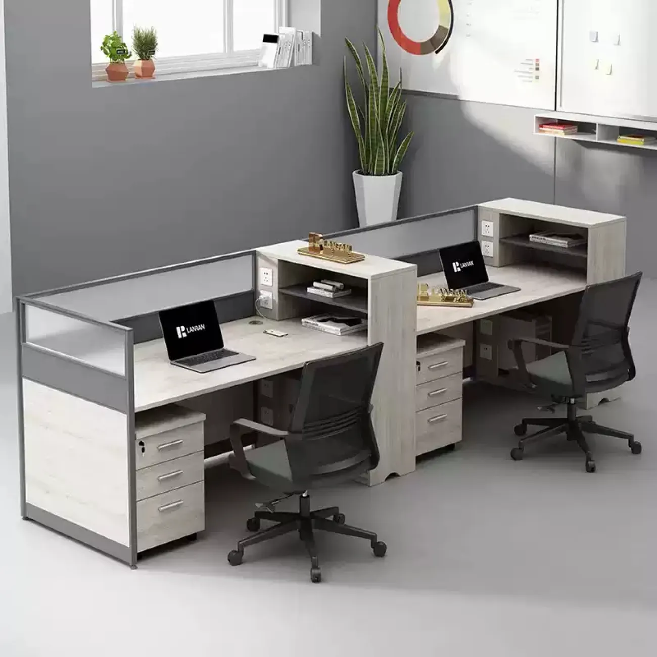 Базовый офисный стол Baishengfeng в разных вариантах OS39841-32