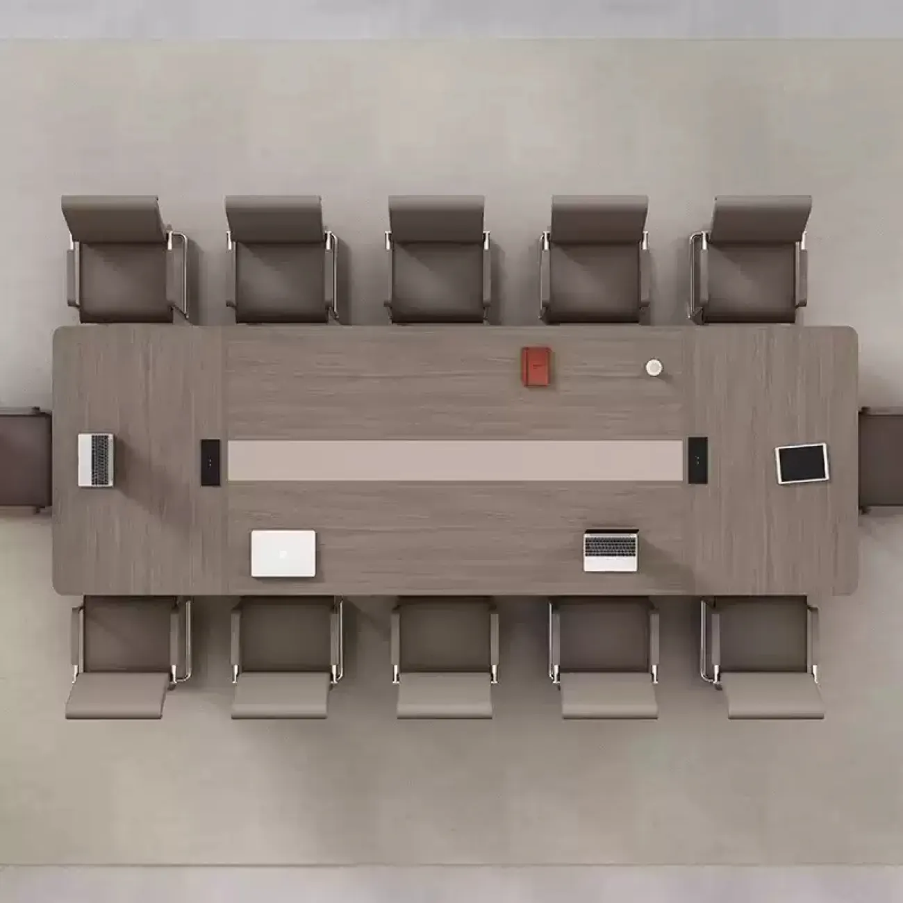 Роскошный стол для конференций 2,8 м Baishengfeng с креслами и без них OS39850-32