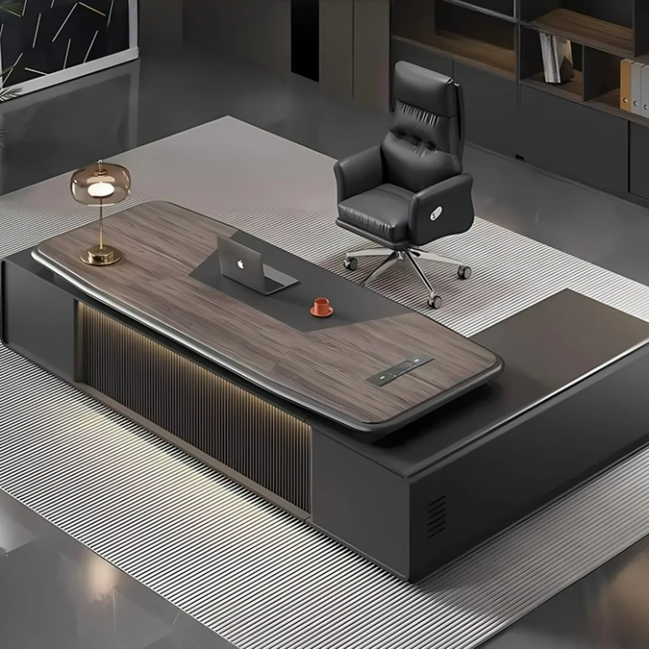 Премиальный стол руководителя Baishengfeng в разной комплектации OS39860-32 Премиальный стол руководителя Baishengfeng в разной комплектации OS39860-32