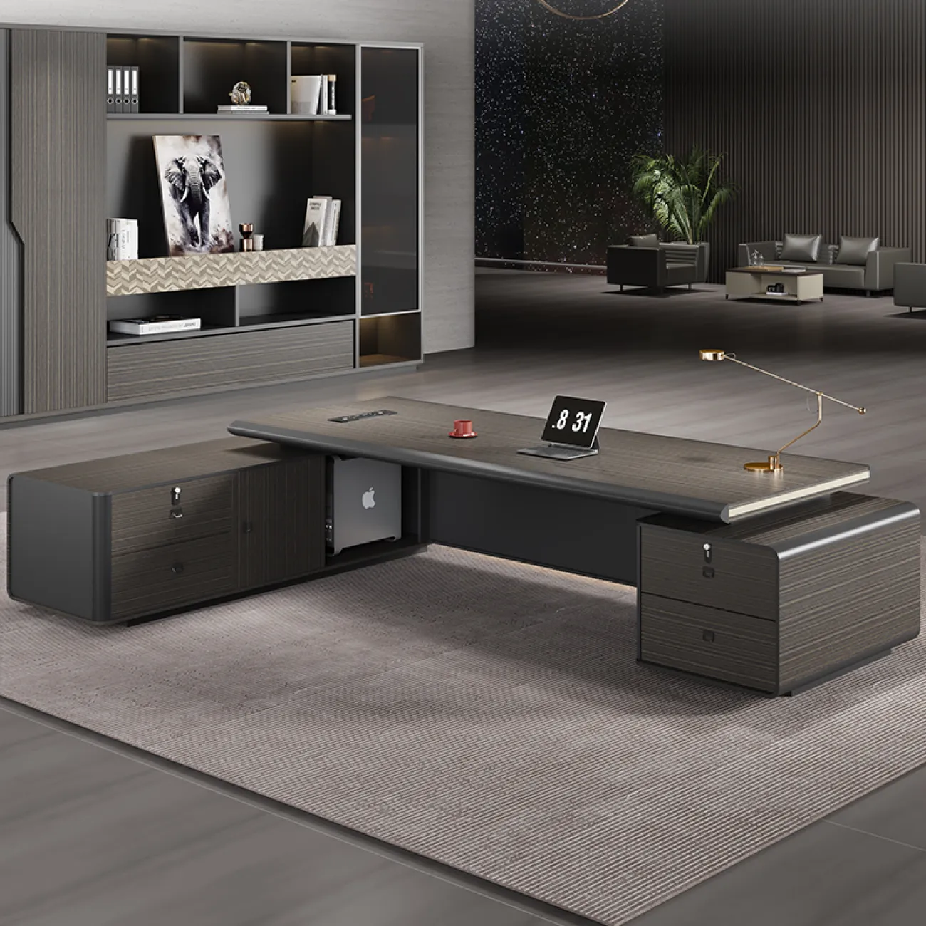 Премиальный стол руководителя Baishengfeng в разной комплектации OS39861-32