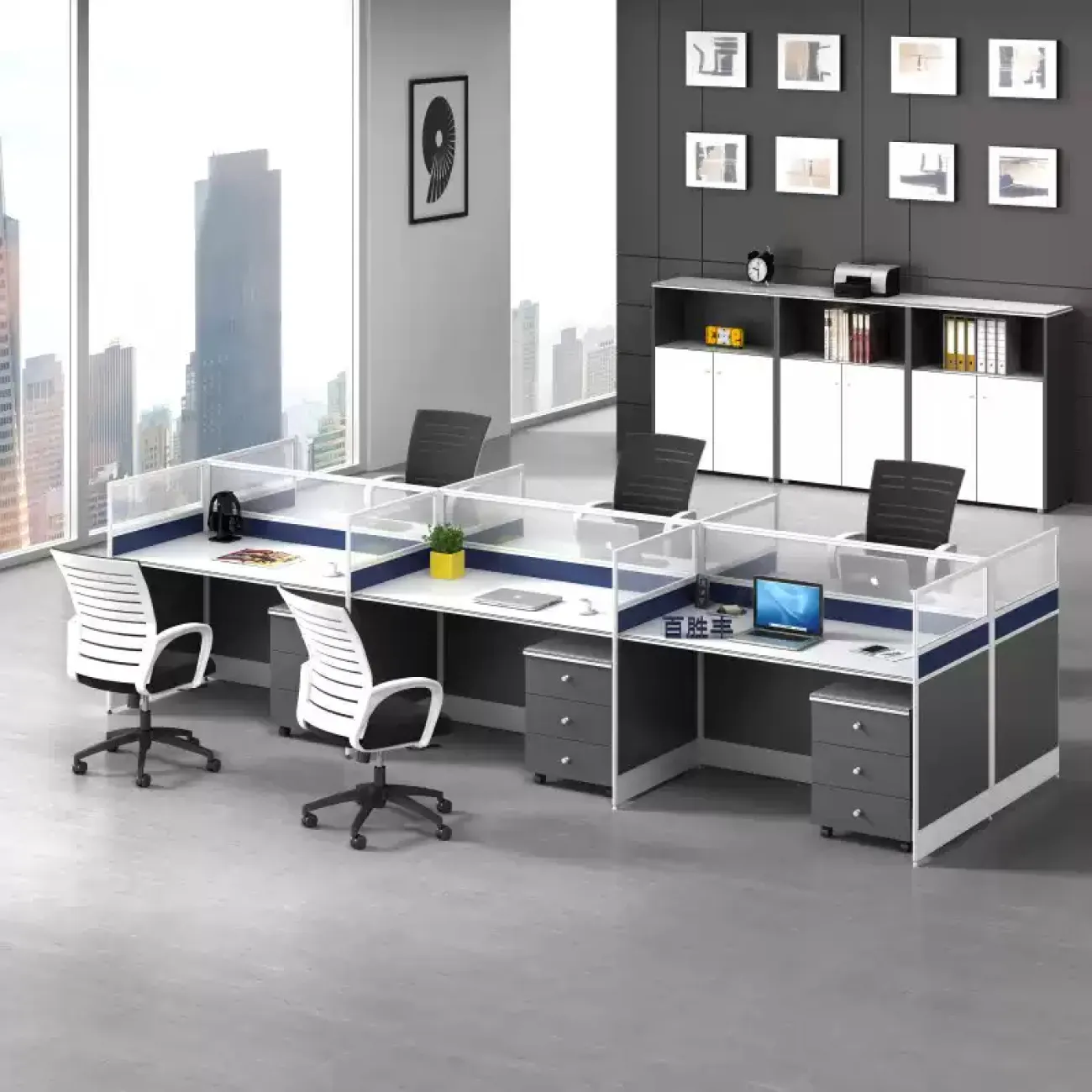 Практичный офисный стол Baishengfeng в разных вариантах OS39866-32 Практичный офисный стол Baishengfeng в разных вариантах OS39866-32