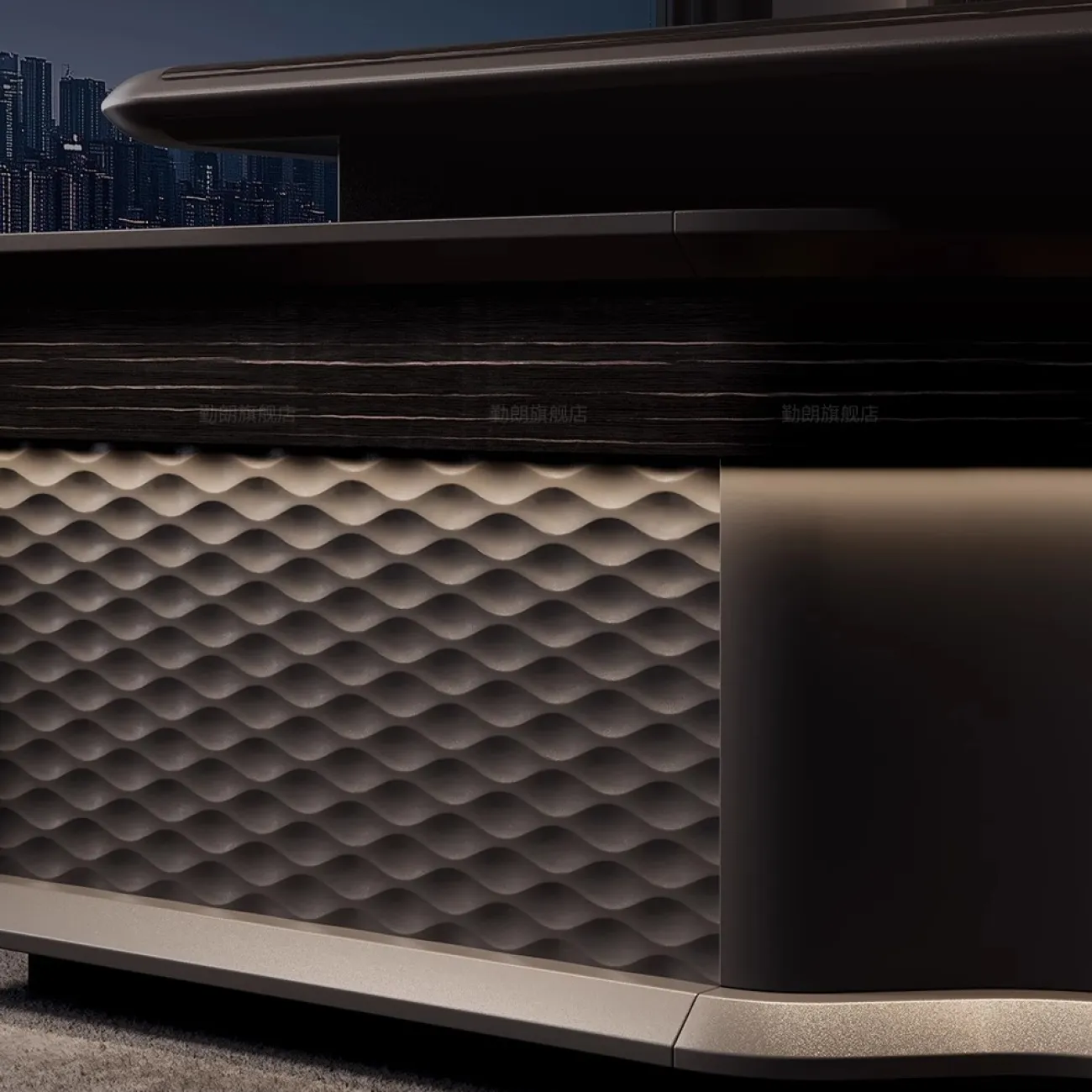 Премиальный стол руководителя Baishengfeng с подсветкой OS39867-32