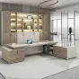 Роскошный стол руководителя 2,6 м Baishengfeng с подсветкой OS39882-32