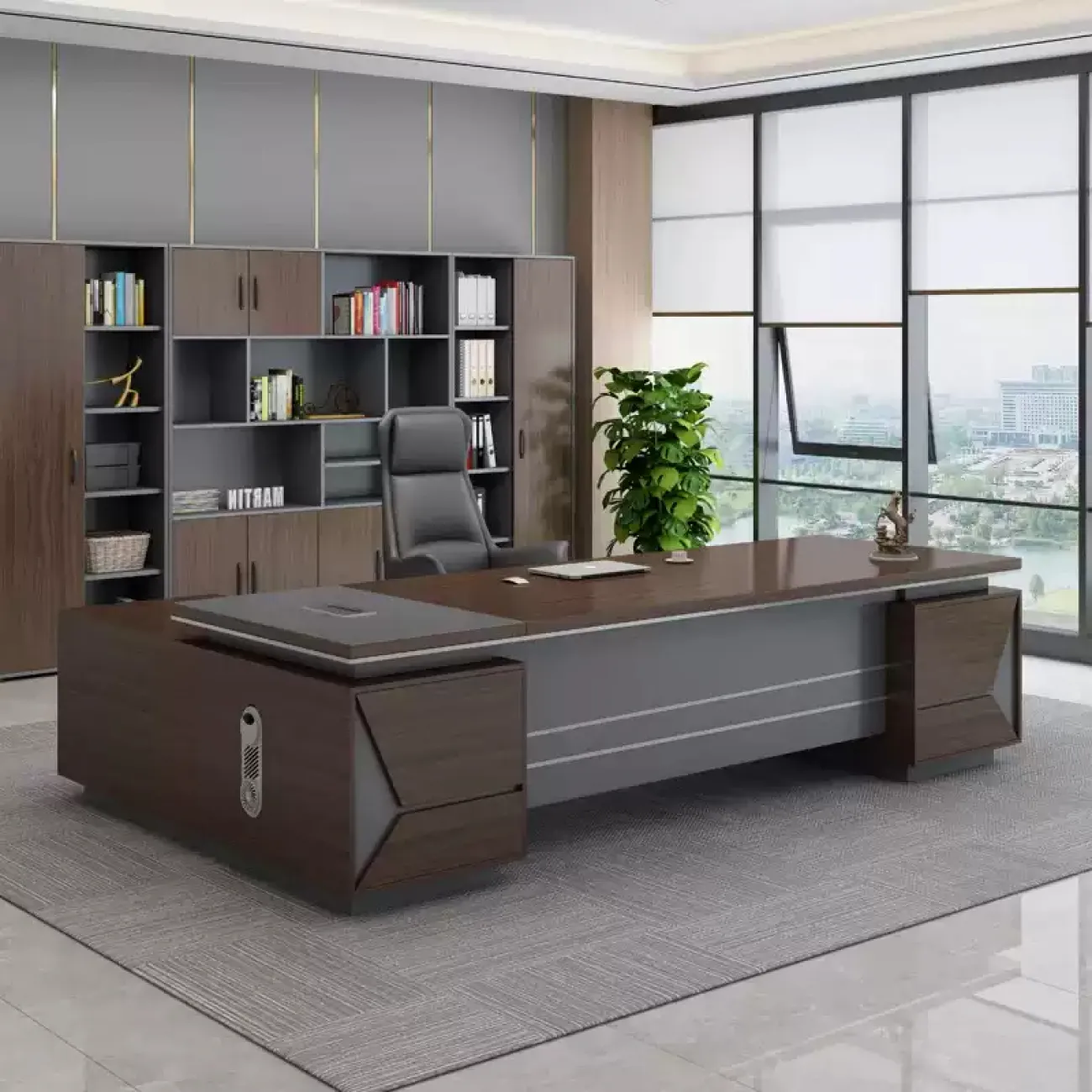 Роскошный стол руководителя Baishengfeng из ДСП OS39899-32