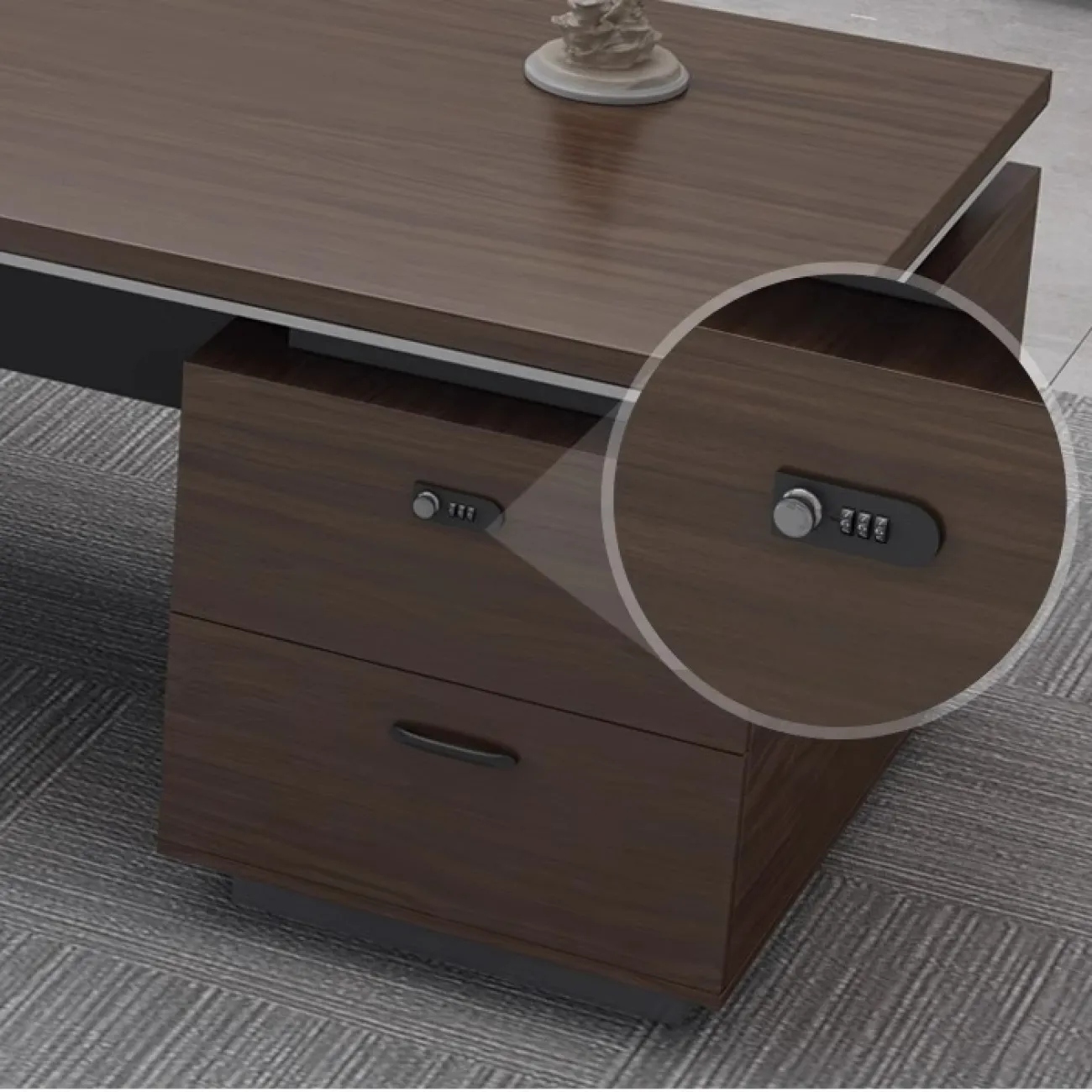 Роскошный стол руководителя Baishengfeng из ДСП OS39899-32 Роскошный стол руководителя Baishengfeng из ДСП OS39899-32