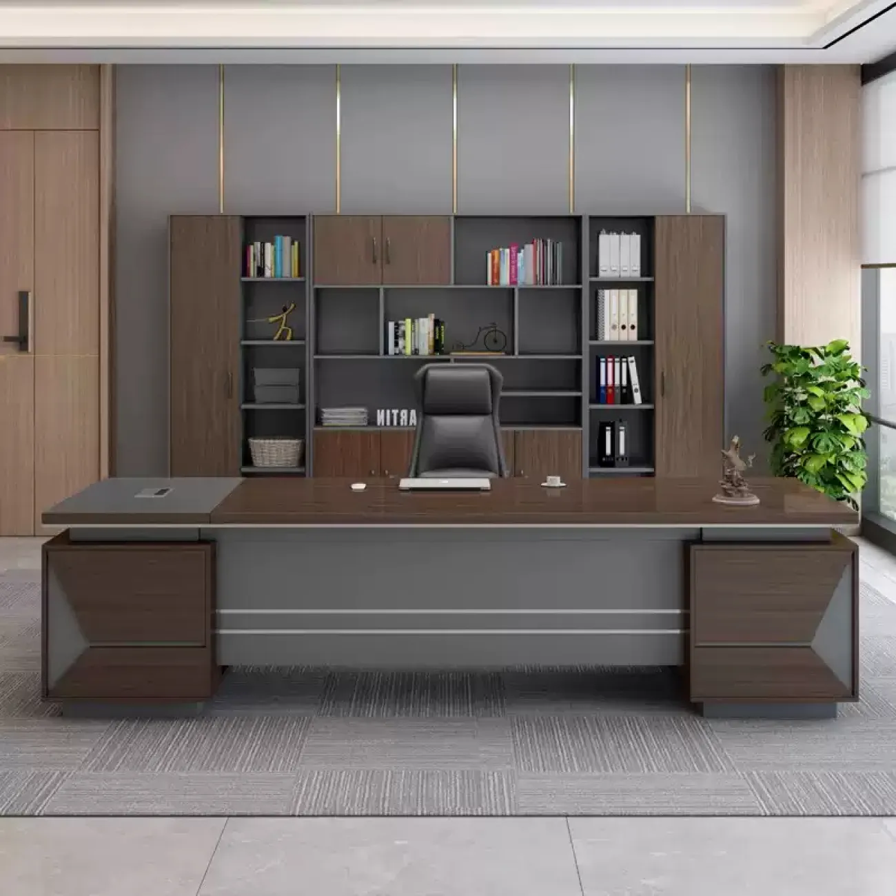 Роскошный стол руководителя Baishengfeng из ДСП OS39899-32